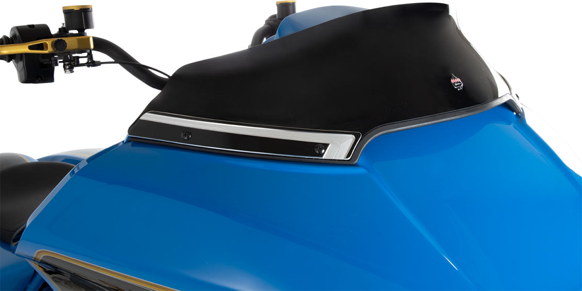 Performance Machine (PM) Windshield Trim - Scallop - Contrast Cut - FLTR '15-'21