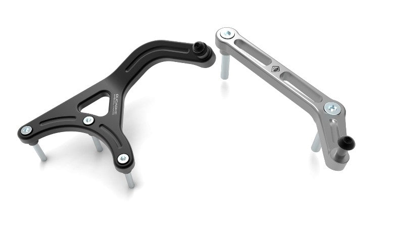 Ducabike DBK SAS10 MTS Kit Mount Steering Damper - BLACK-SILVER