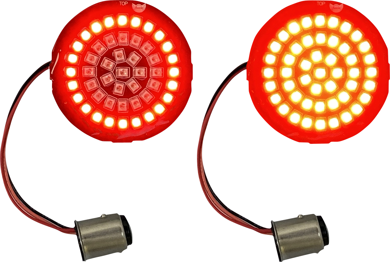 Custom Dynamics LED Rear Turn Signal Insert - Red - 1157