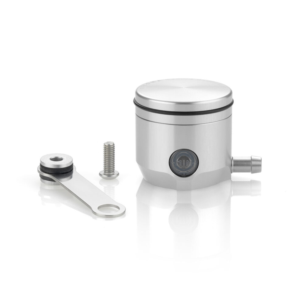 Rizoma Front Brake Fluid Reservoir - silver / v-32-cm3-h-46-mm-o-50-mm / 25 / front-brake