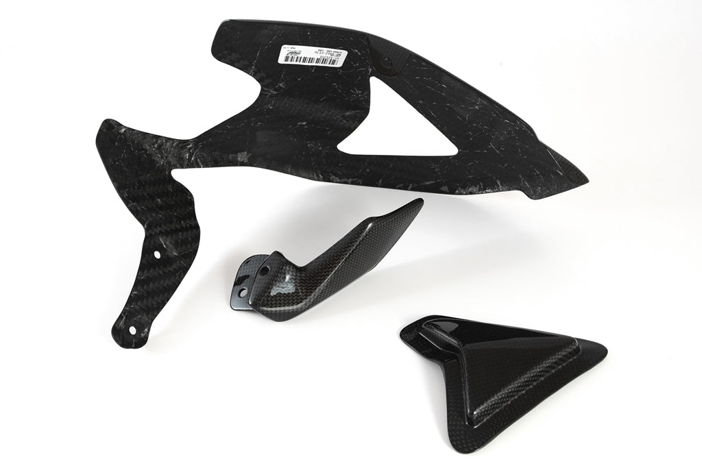 Fullsix Carbon SWINGARM GUARD With SLIDER And SHARK FIN