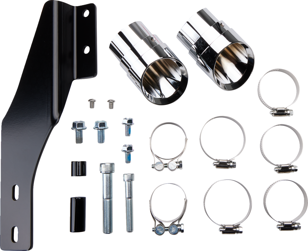 Cobra Speedster Slashdown Exhaust - Chrome - '86-'06 Softail
