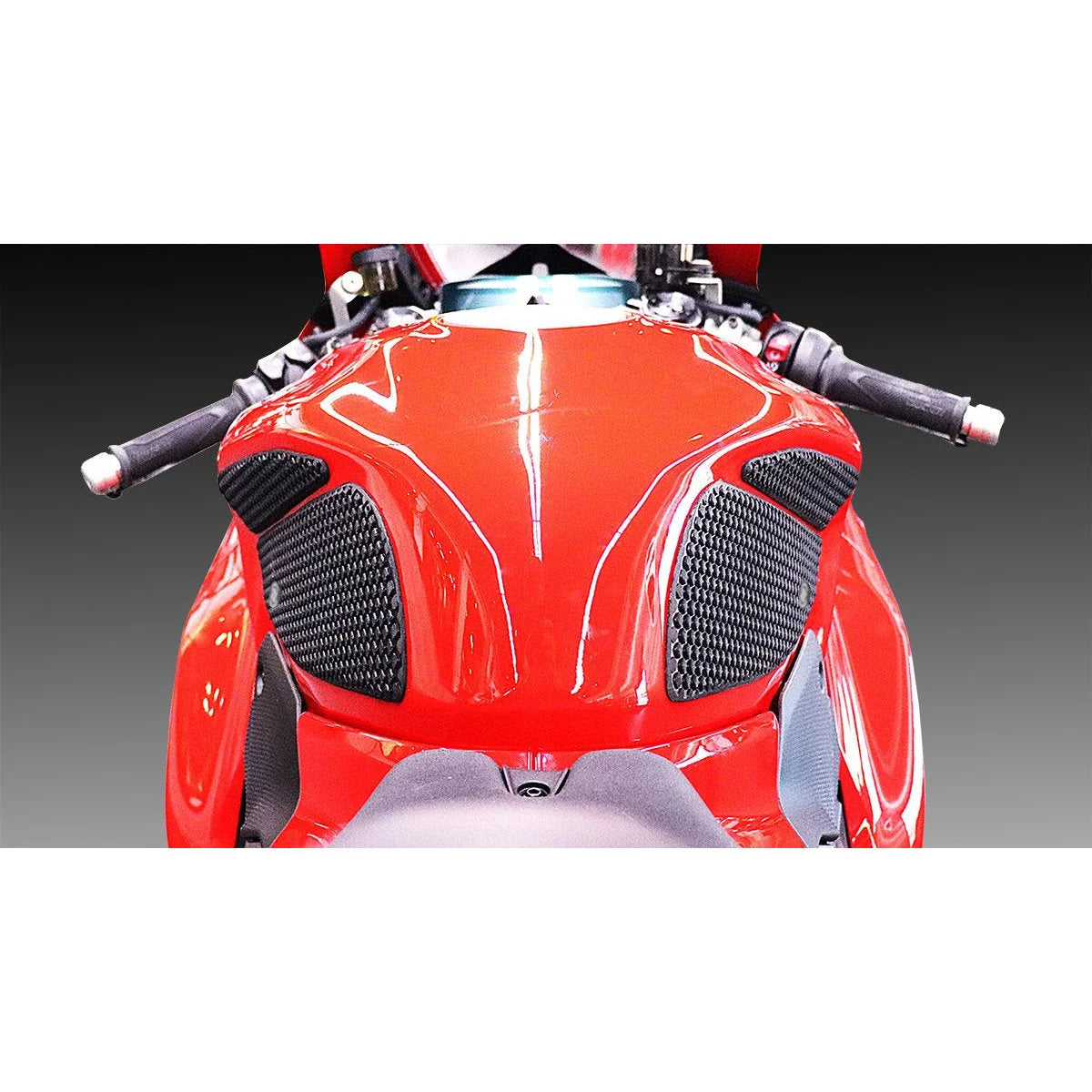 TechSpec Snake Skin Tank Protection Traction Grip Pads Panigale V4 V4S Tricolore