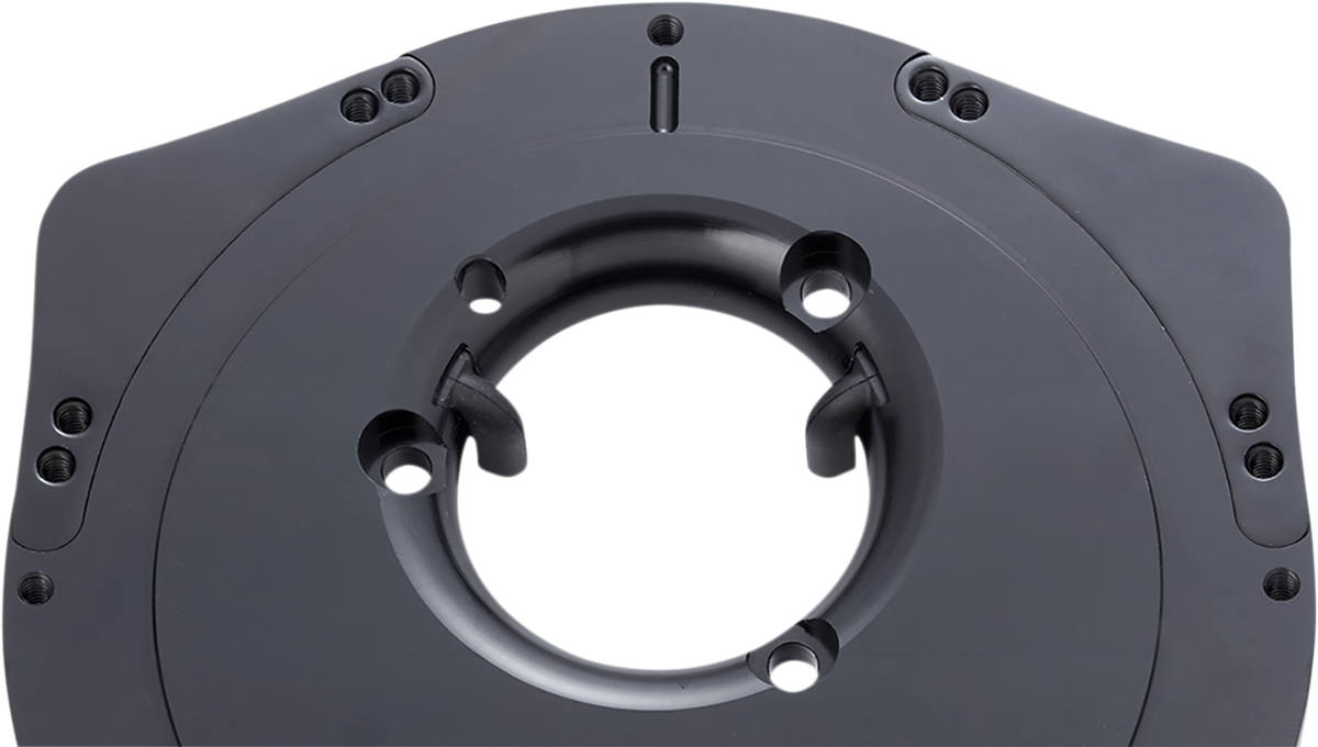 Arlen NESS Replacement Breather Bolt Cover Plate - Inverted/Method/Clear Tear/Sidekick - Left - Black