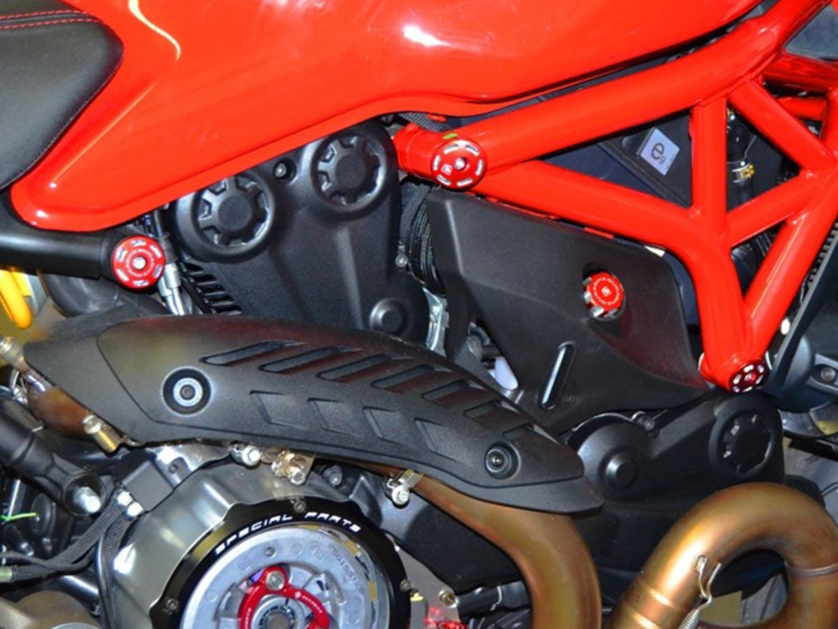 Ducabike DBK TTM1200 Kit Frame Plugs M1200/821 - RED