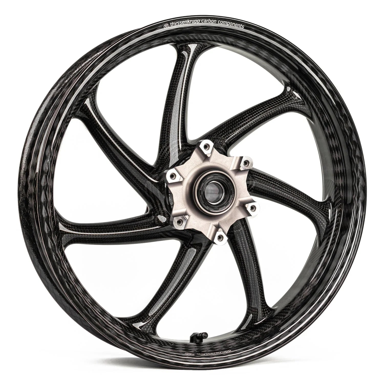 Thyssenkrupp Braided Carbon Fiber Wheel Set For GSXR 1000 1000R