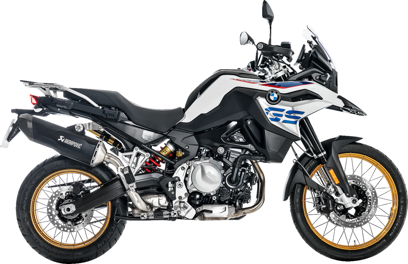 Akrapovic Slip-On Line Muffler - Titanium Black - BMW F850GS