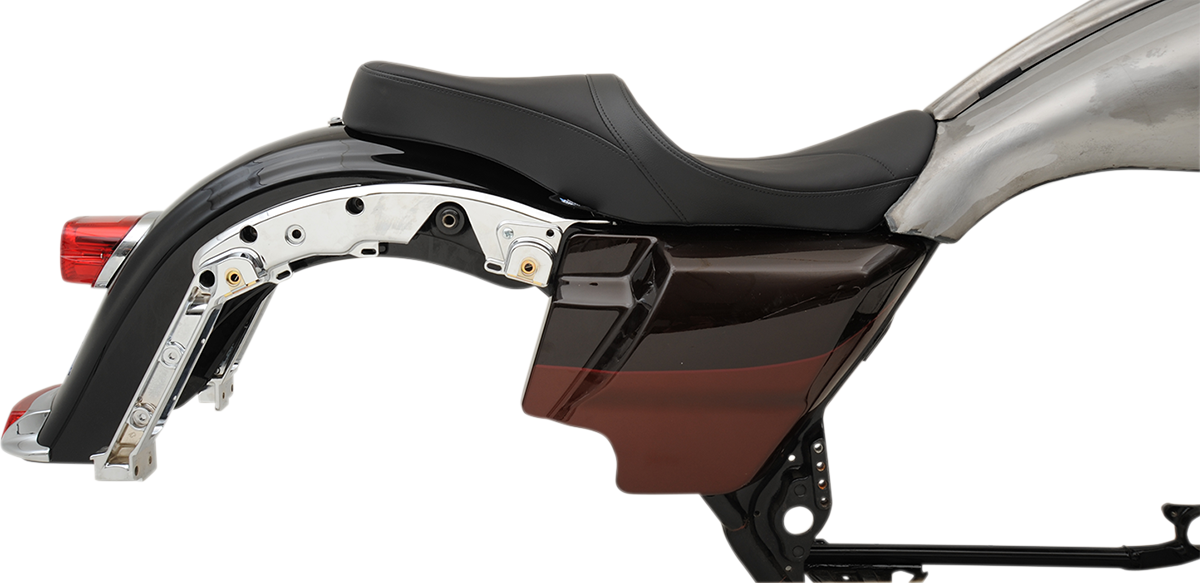 Drag Specialties Seats Low Touring Seat - Solar Reflective - Mild Stitched - Yaffe Tanks - FL '08-'23