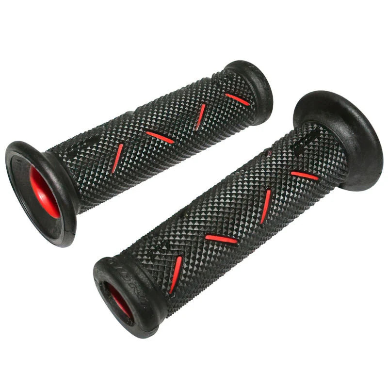 ProGrip 717 Dual Compound Soft Road Grips - Black/Red