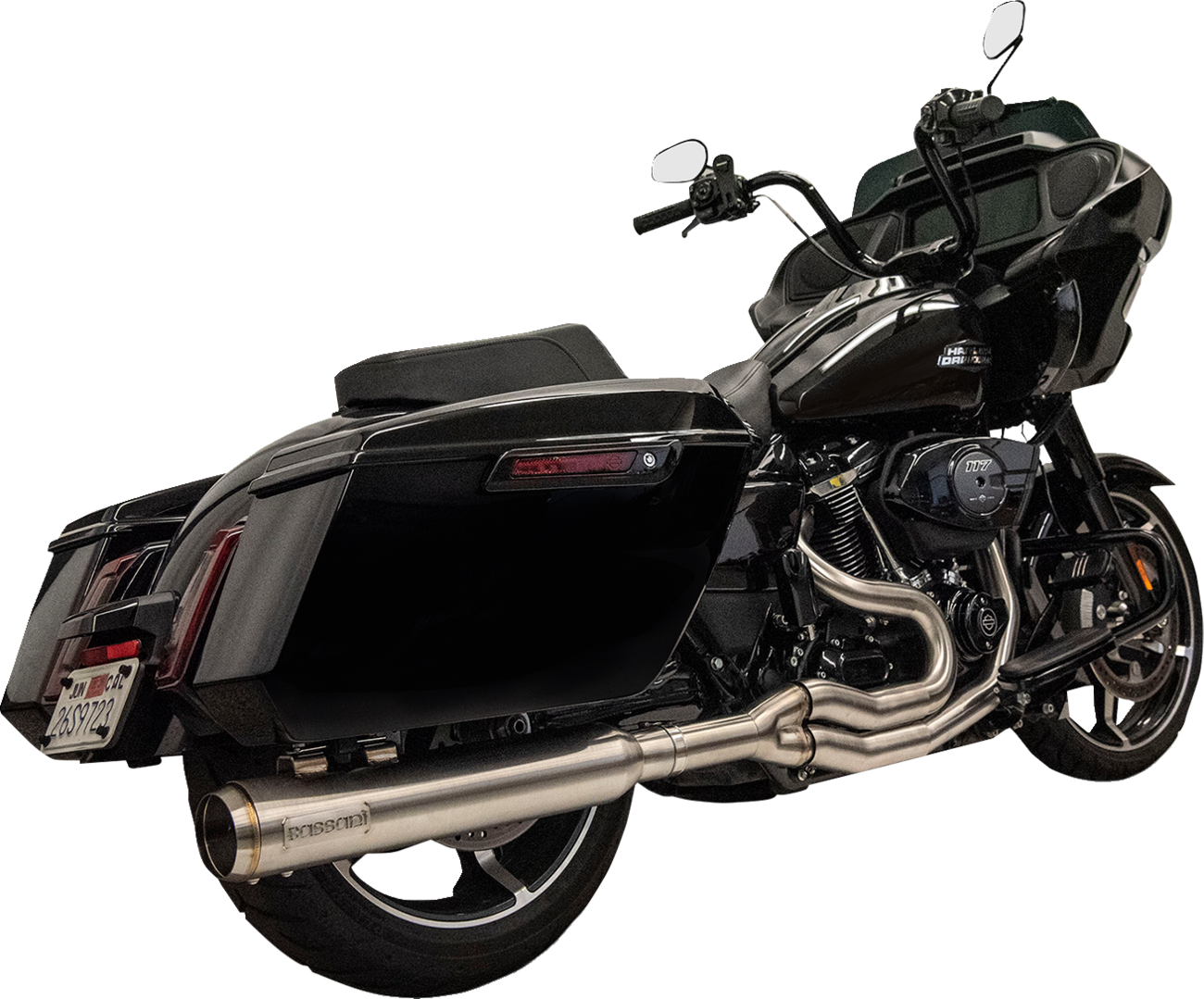 Bassani Xhaust 2-Into-1 High Horsepower Exhaust System - Stainless Steel - M8