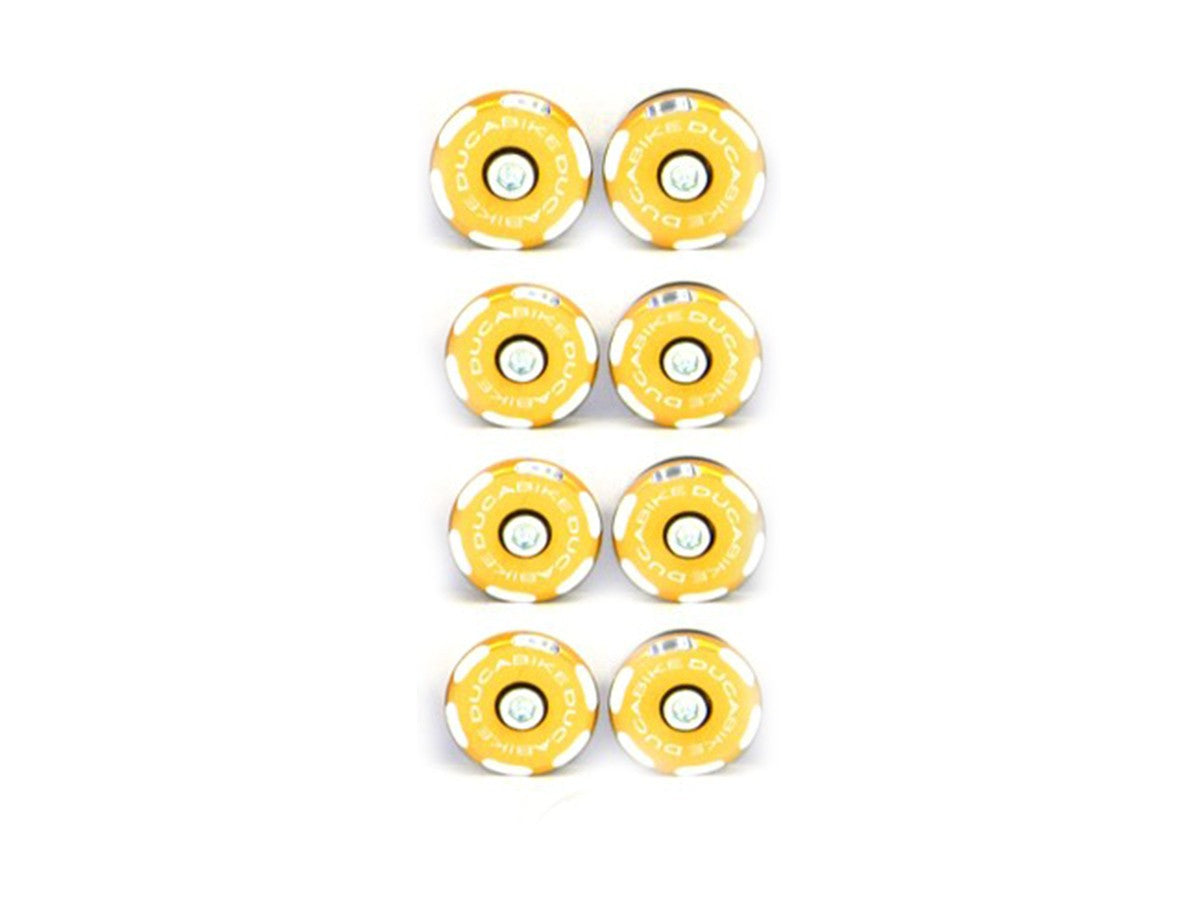 Ducabike DBK TTDV02 Kit Frame Plugs - GOLD