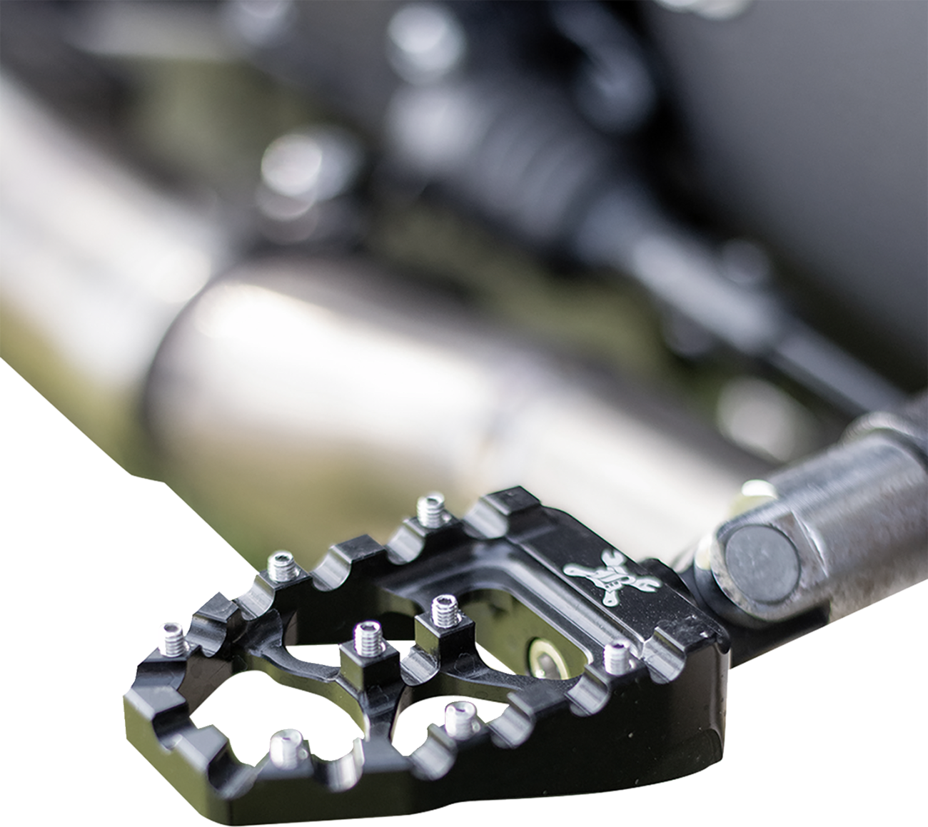 Burly Brand MX Evolution Driver Pegs - Black - Sportster/Dyna