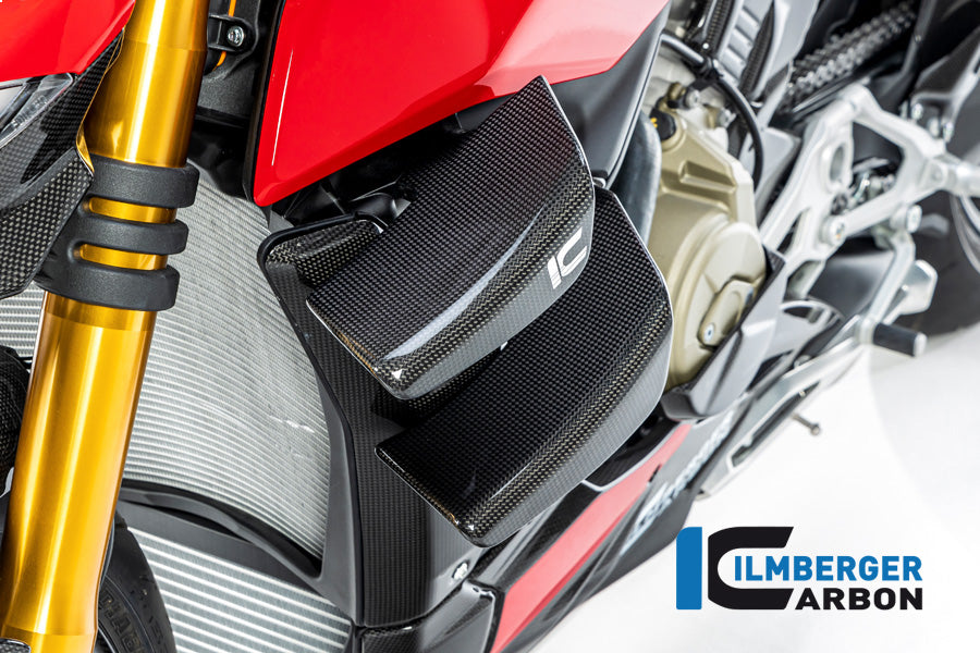 Ilmberger Carbon Fairing Side Winglet Kit Left V4 Ducati Streetfighter - Gloss