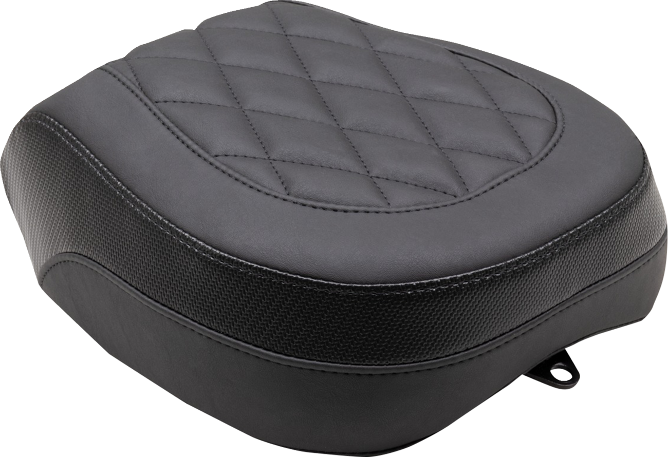 Mustang Recessed Passenger Seat - Black - Diamond Stitch - Chief '22-'23