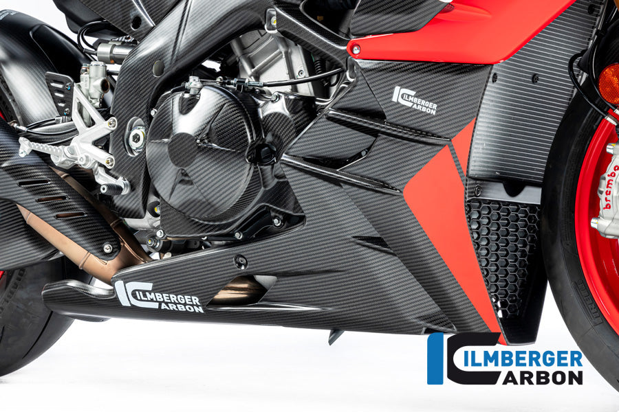 Ilmberger Carbon Belly Pan One Piece Aprilia Tuono V4 From 2021 - Matte
