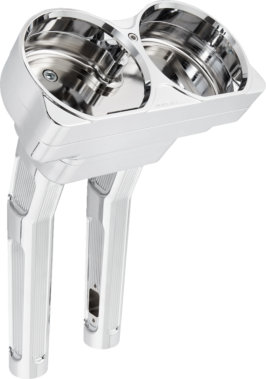Arlen NESS Method Kickback Handlebar Riser - 10" - Chrome