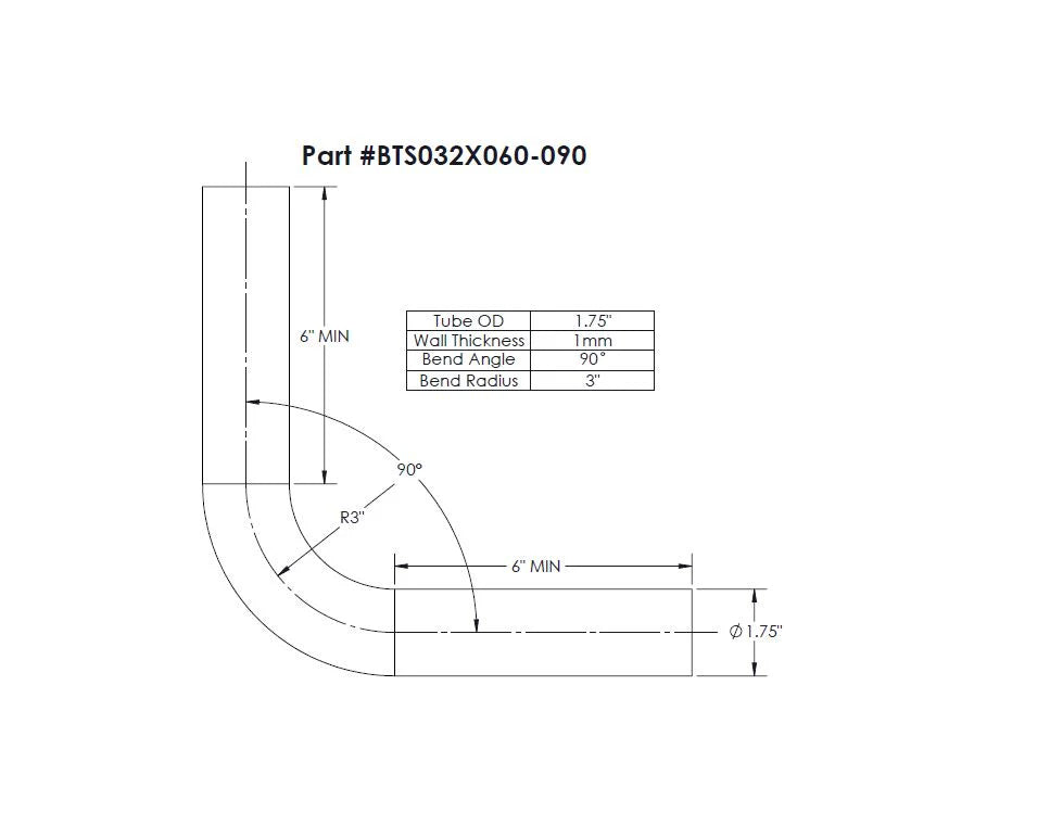Yoshimura Builder Series 90 Degree Bends