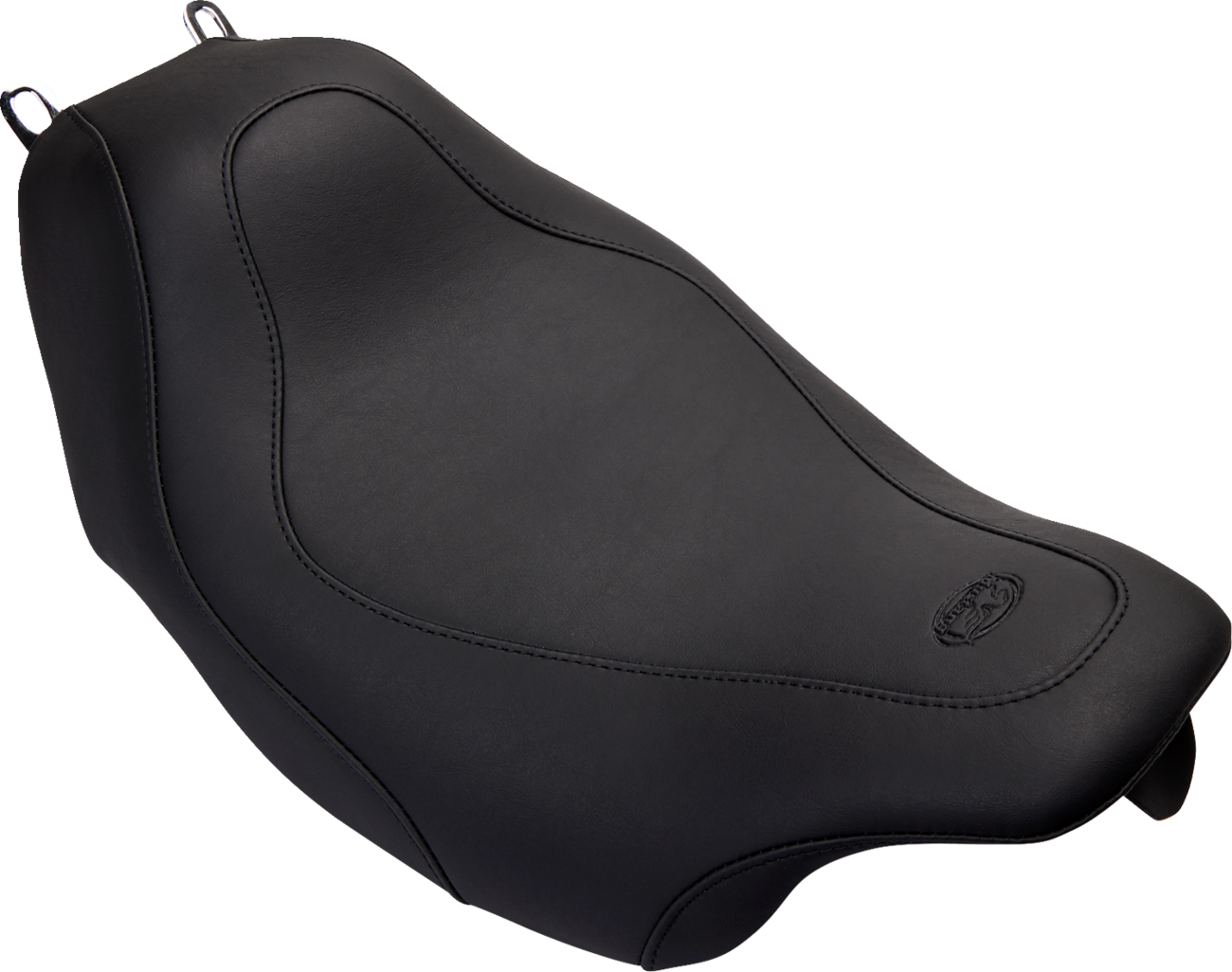 Mustang Tripper™ Solo Seat - Without Backrest - Stitched - Black - FLH/FLT '08-'25
