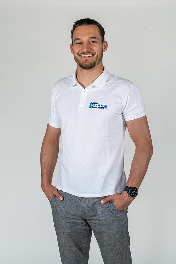Ilmberger Carbon Poloshirt White