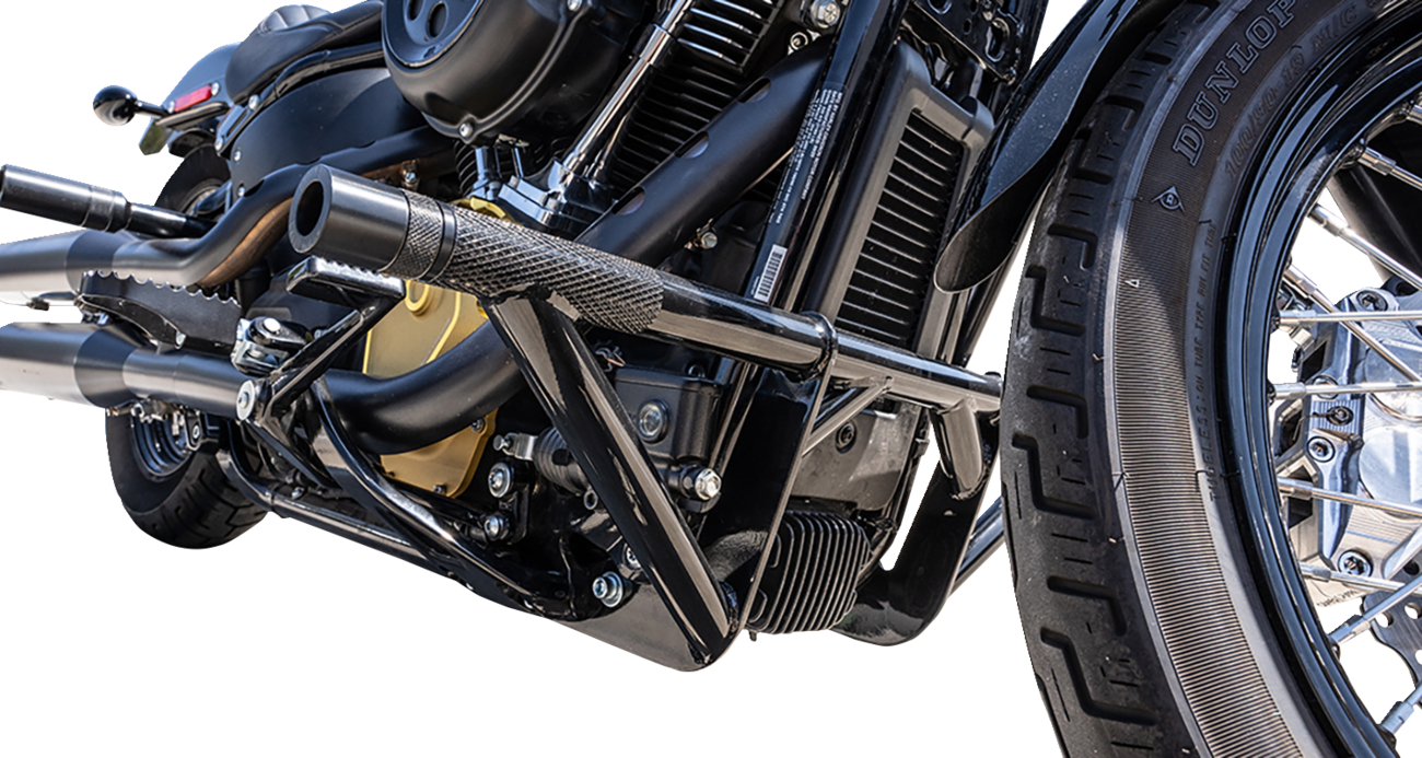 Burly Brand Front Brawler Kit - Black - HD Softail