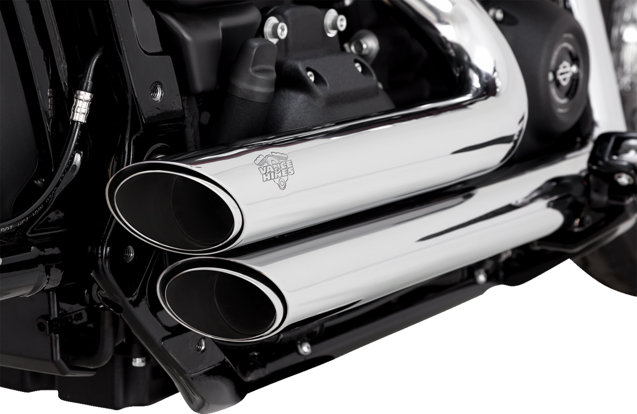 Vance & Hines Shortshots Staggered Exhaust System - Chrome