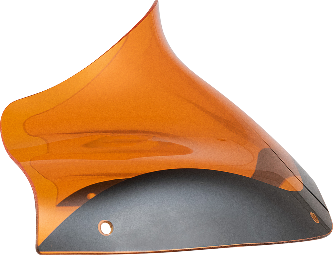 Klock Werks Kolor Flare® Windshield - 8" - Orange - '98-'13 FLTR