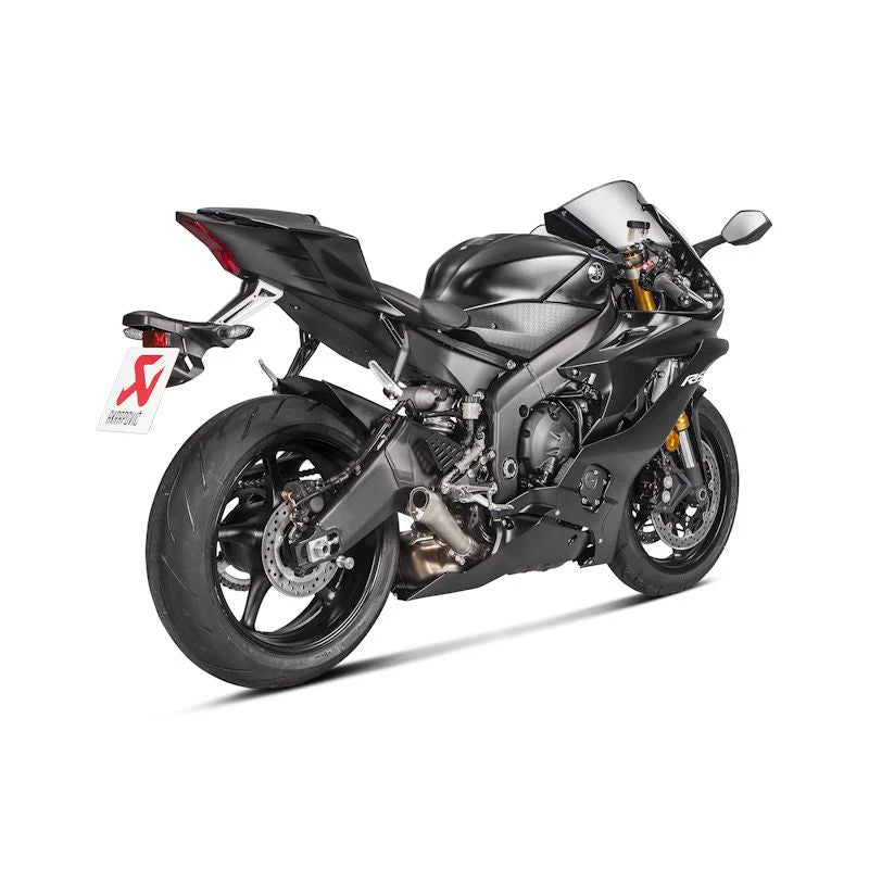 Akrapovic Megaphone Titanium Slip-On Exhaust For Yamaha R6 2006 To 2020