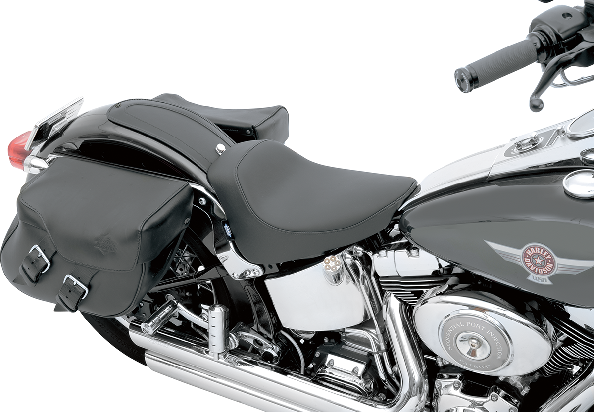 Drag Specialties Seats Solo Seat - Smooth - Black - FXST/FLST '00-'17