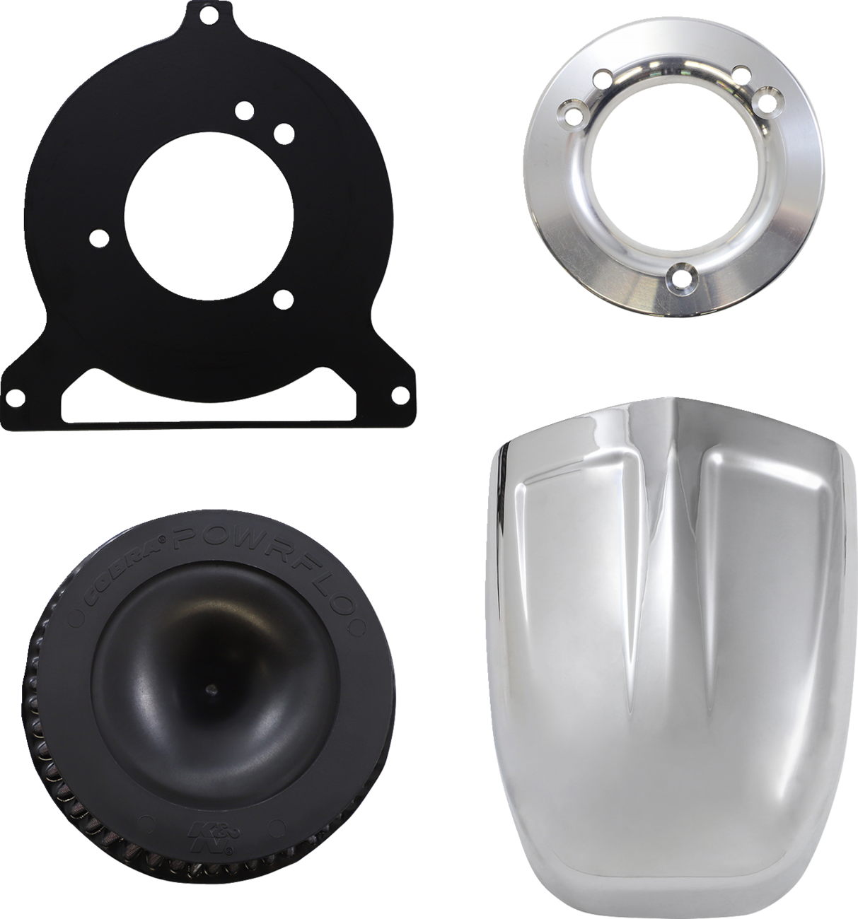 Cobra PowrFlo Air Intake Kit - Chrome