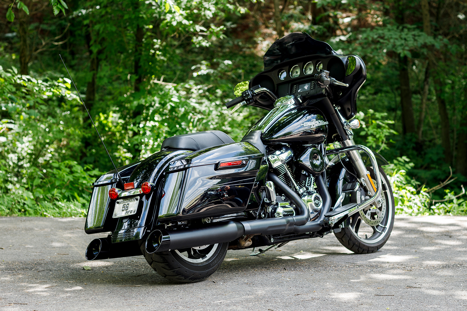 S&S Cycle 4-1/2" Black MK45 Cutlass Performance Mufflers