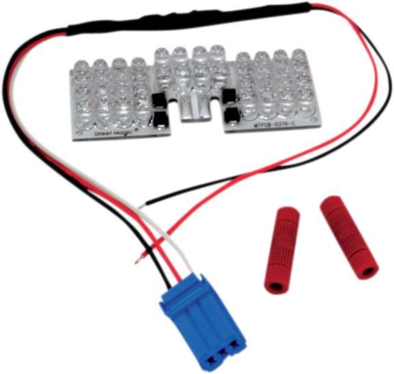 Custom Dynamics LED Fender Tip Boards - Red Dual-Intensity