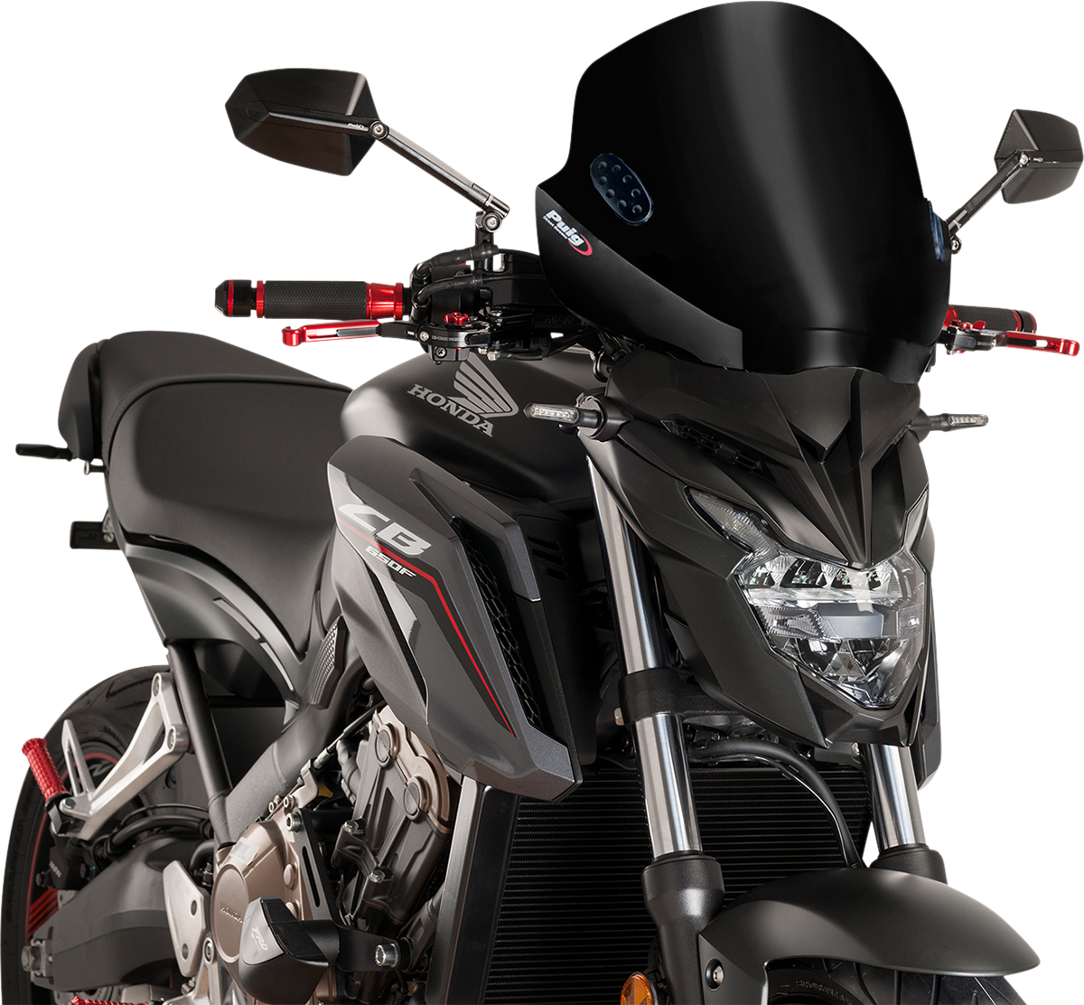 PUIG HI-Tech Parts Trend Windscreen - Black
