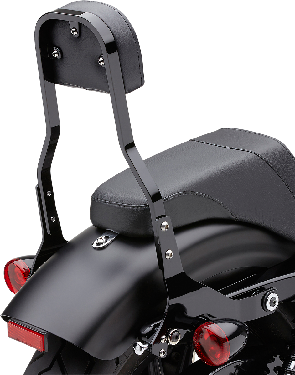 Cobra Backrest Kit - 14" - Black - Softail