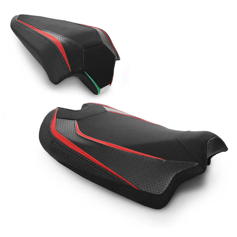 Luimoto Veloce Seat Cover For Ducati Streetfighter V4 V4S - Rider+Passenger
