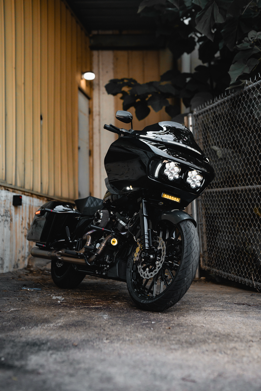 Custom Dynamics Shark Demon® 2 Headlight - Road Glide