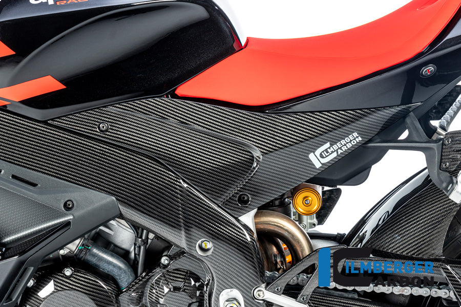 Ilmberger Carbon Side Panel Left Side Aprilia Tuono / RSV4 From 2021 - Gloss