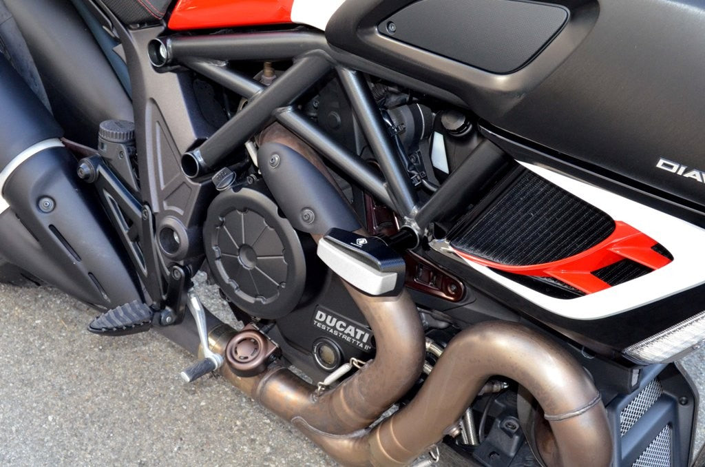 Ducabike DBK Ptdv01 Diavel Protection Frame - BLACK-SILVER