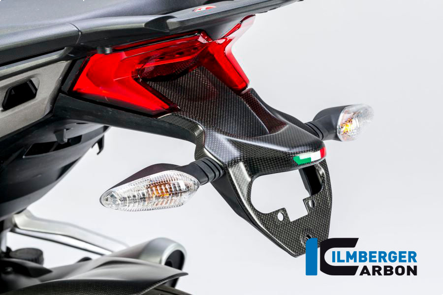 Ilmberger Carbon License Plate Holder Surface Ducati MTS 1200 2015 - Matte