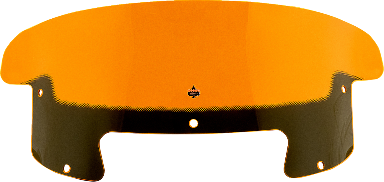 Klock Werks Ice Flare® Windshield - 8" - Orange Ice - '20-'25 Indian