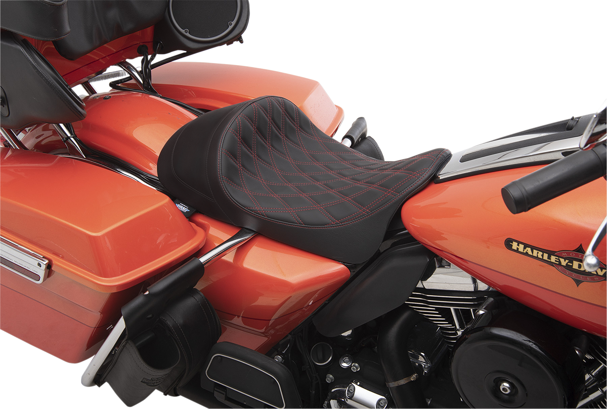 Drag Specialties Seats EZ-ON Mount Forward Low Solo Seat