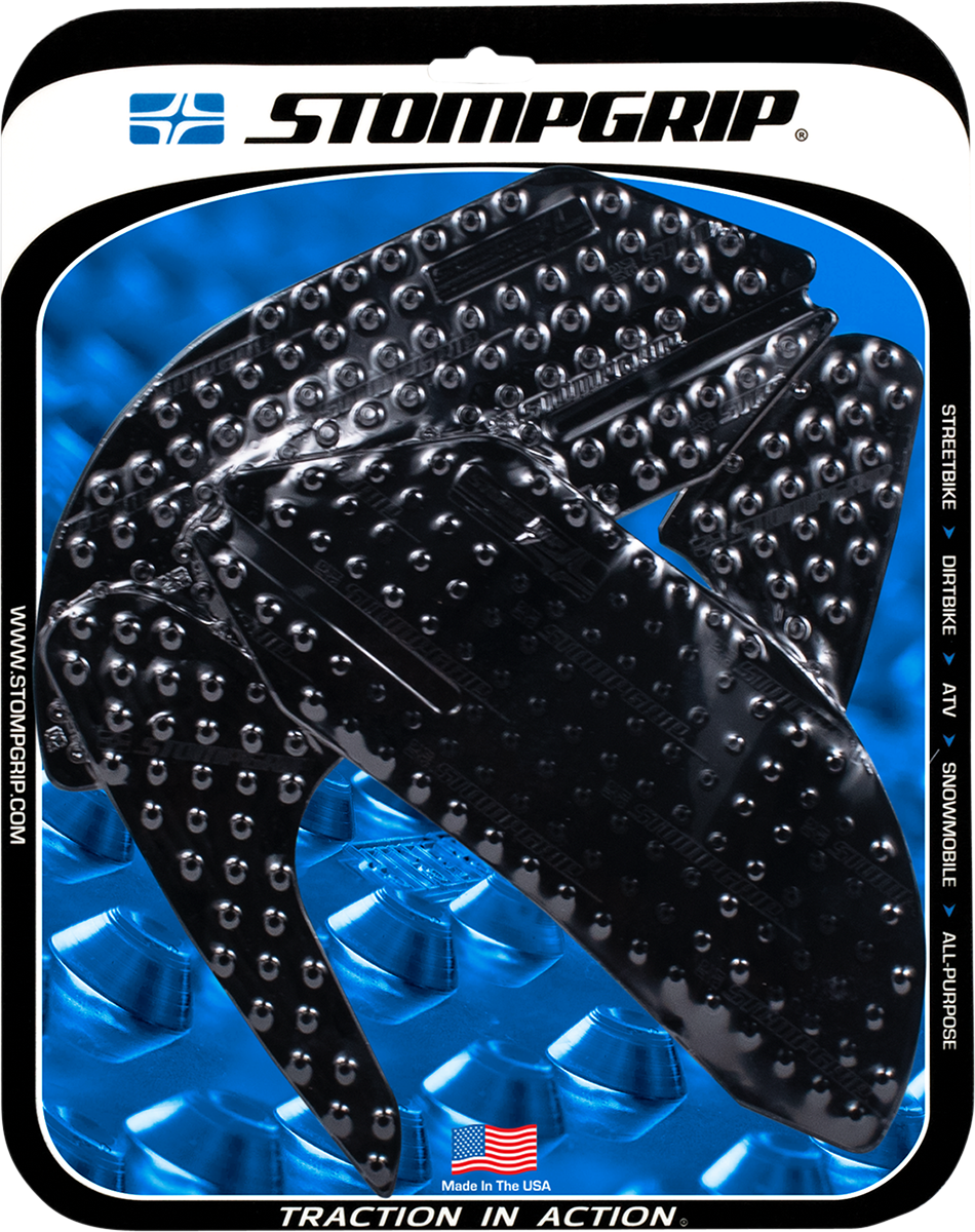 StompGrip Tank Grips - Volcano - Black - Ducati - Panigale '12-'24