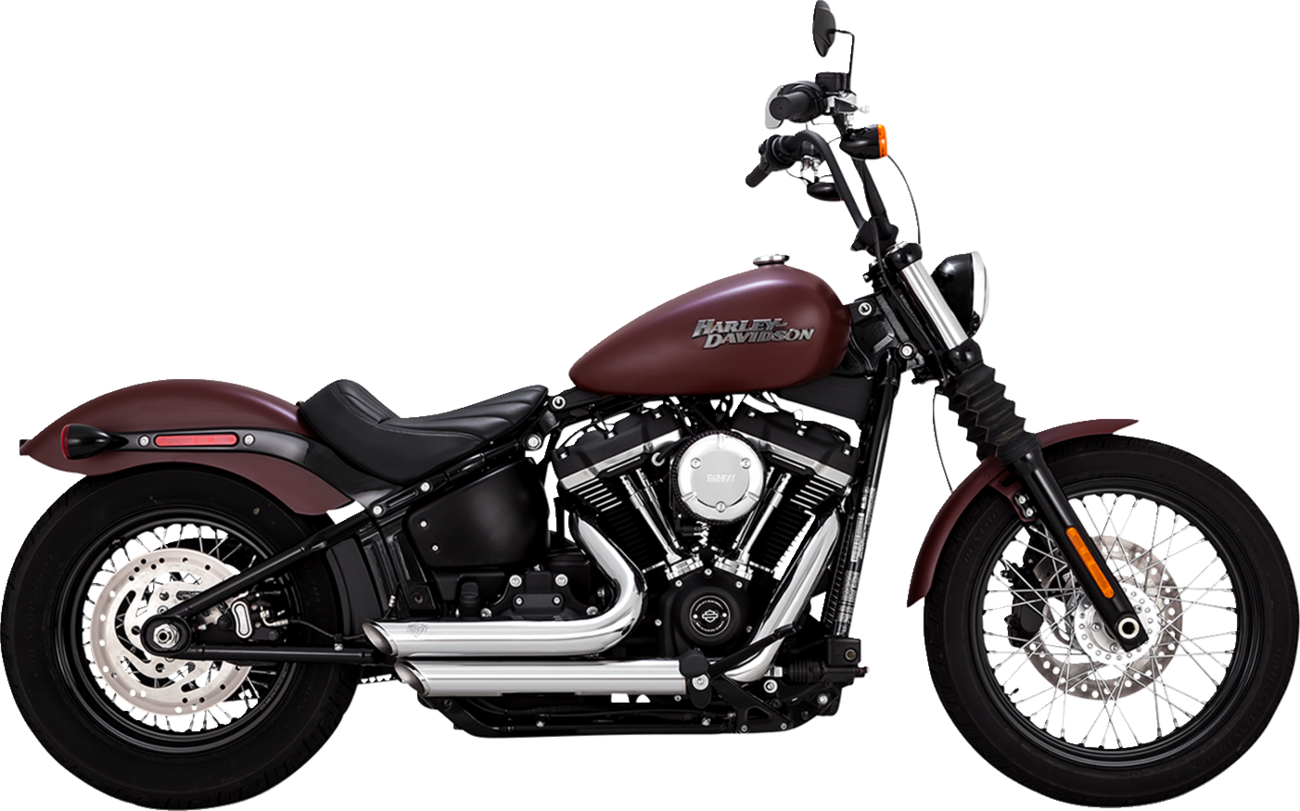 Vance & Hines Shortshots Staggered Exhaust System - Chrome