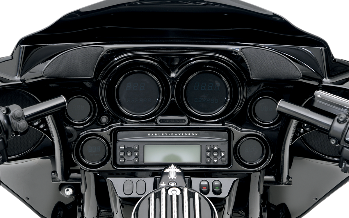 Hogtunes Dash Trim/Tweeter Pod - Harley Davidson