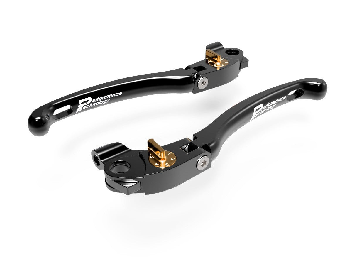 Ducabike DBK LE03 Brake / Clutch Adjustable Levers Eco GP 1 - GOLD