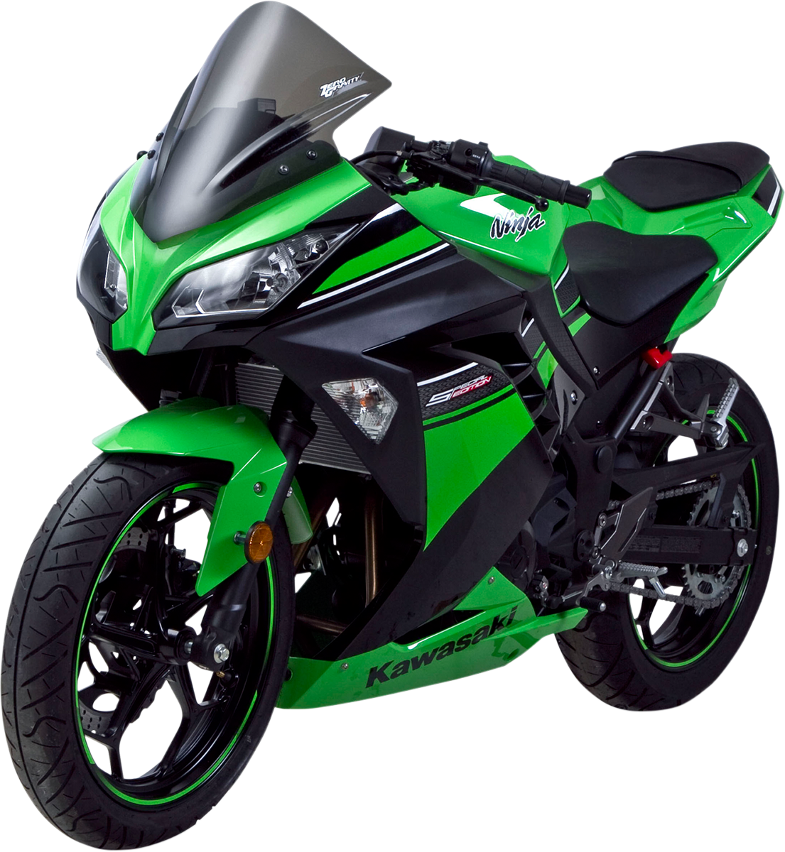 Zero Gravity Corsa Windscreen - Smoke - '13-'17 EX300 Ninja 300