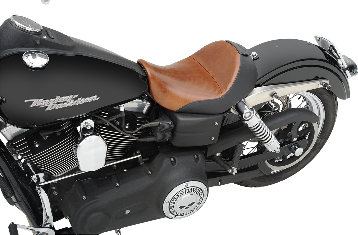 Saddlemen Seat - Renegade™ Lariat Solo - Smooth - Brown - Dyna