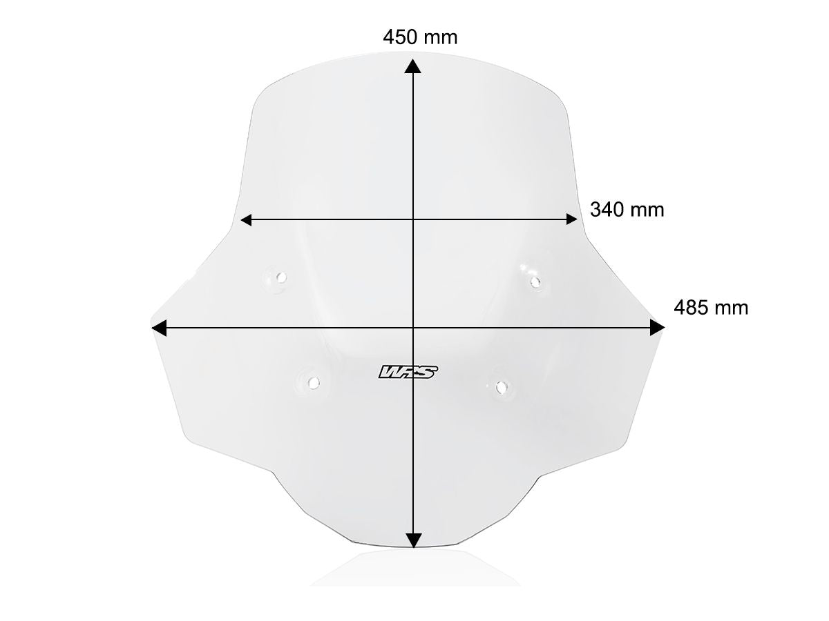 WRS Windscreen Standard Plus No Radar BMW R 1300 GS 2023-2026