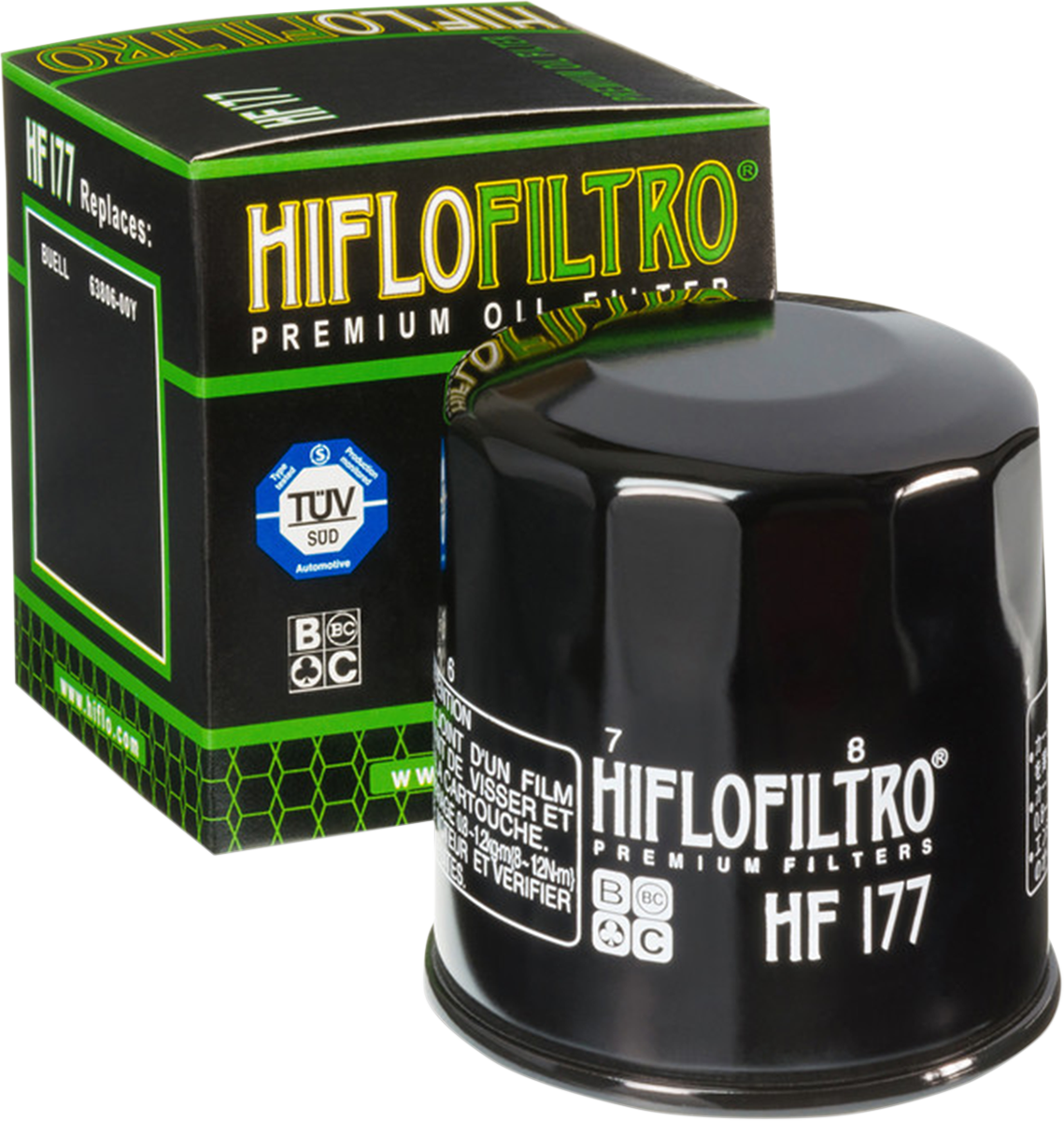 Hiflofiltro Oil Filter - Black