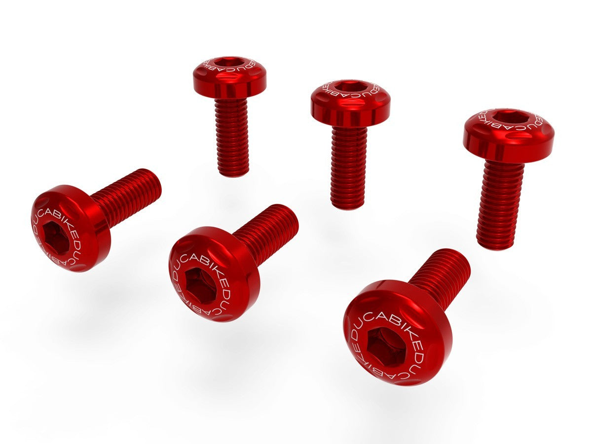 Ducabike DBK KVT06 MTSV4 Panel Screw Kit - RED