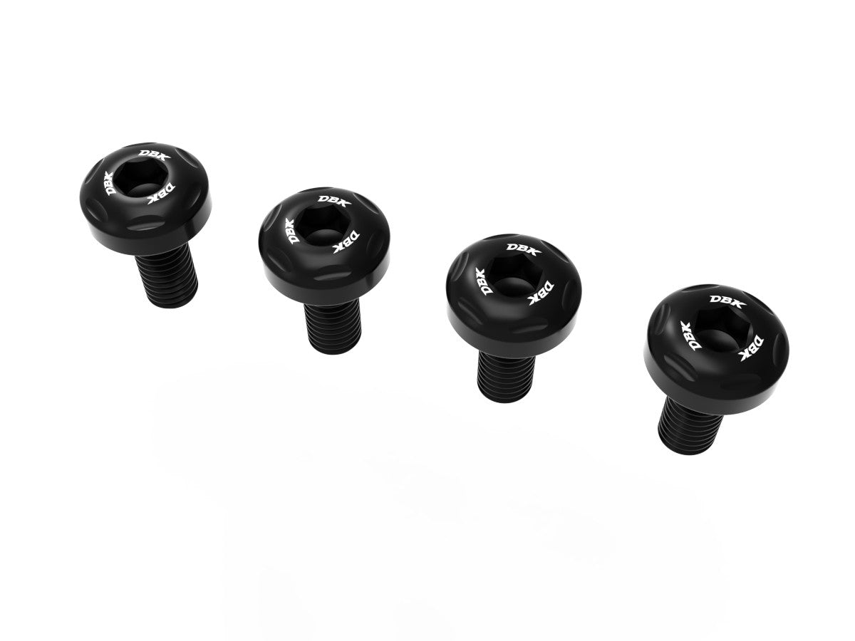 Ducabike DBK KVT103 Panigale V4 MY 2025 Heel Guards Screws Kit - Black